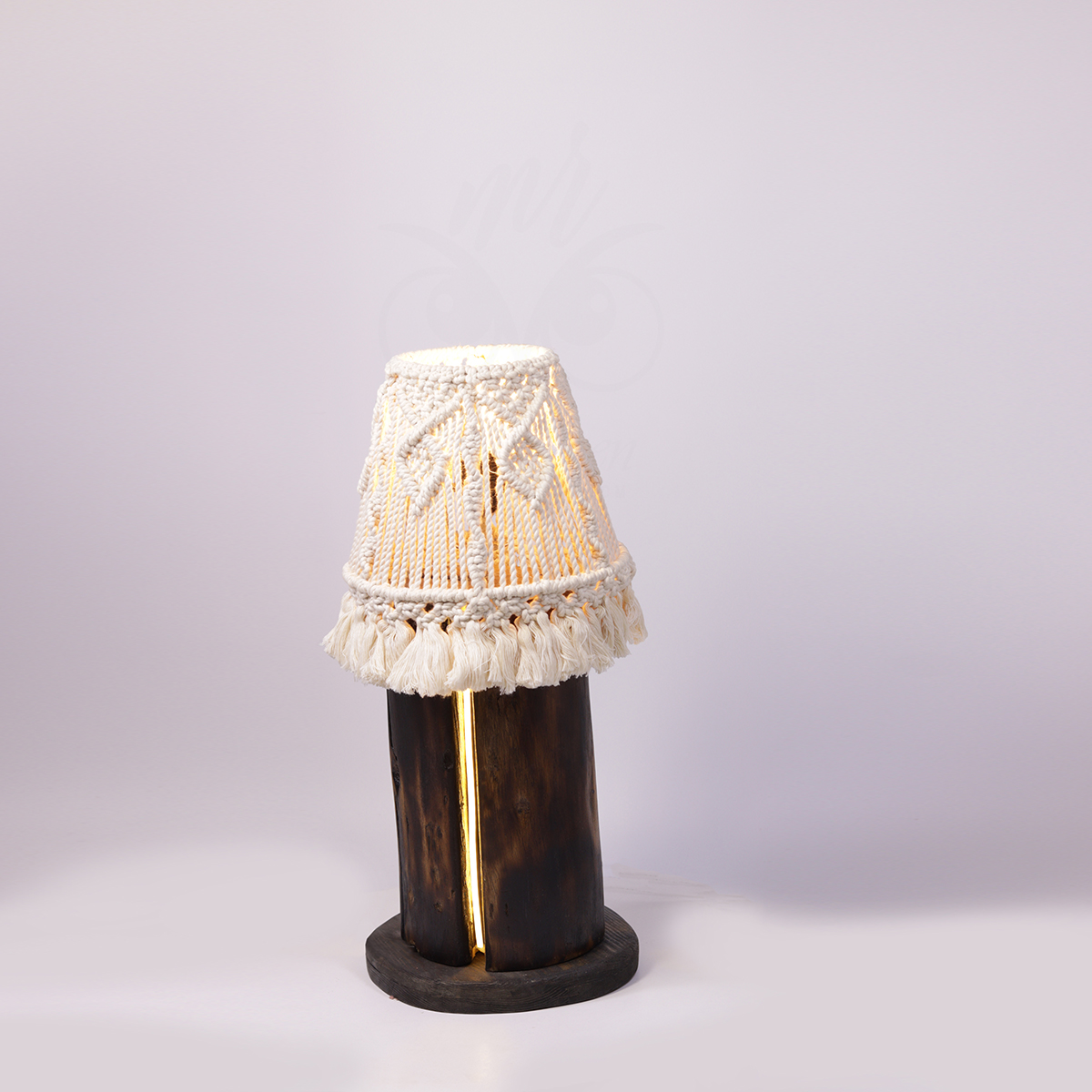 Boho-Chic-Table-Lamp-Wooden-Base-with-Handwoven-Macrame-Shade1
