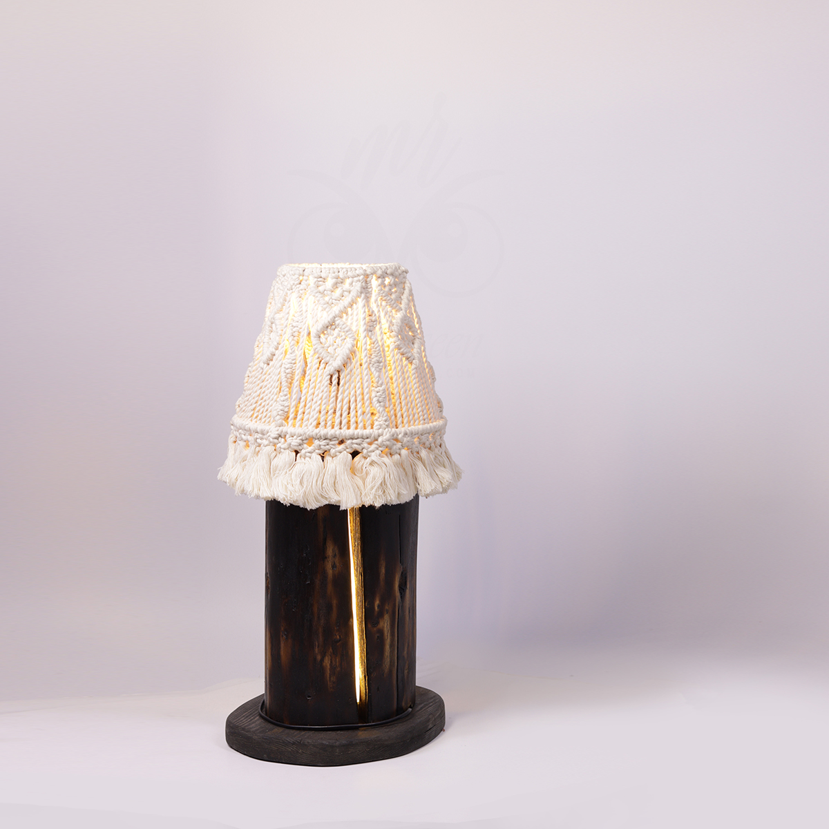 Boho-Chic-Table-Lamp-Wooden-Base-with-Handwoven-Macrame-Shade4