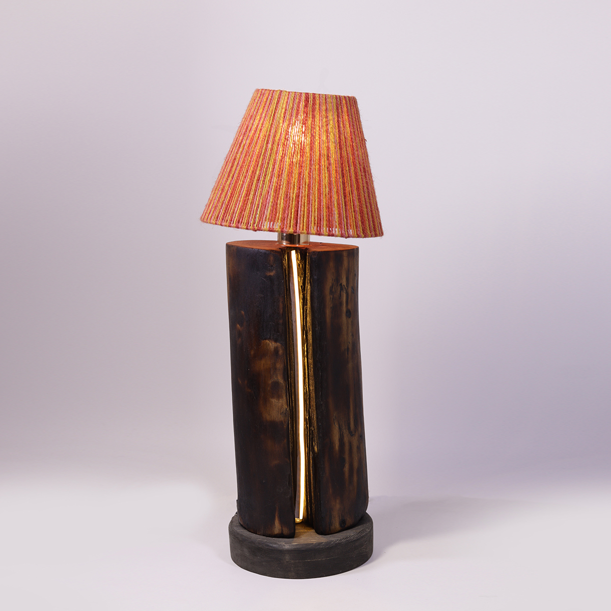 Handmade-Wood-Base-with-Colorful-Yarn-Design–Rustic-Boho-Lighting5