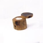 Handcrafted Natural Wooden Candle  Eco-Friendly Home Décor with Warm Ambience
