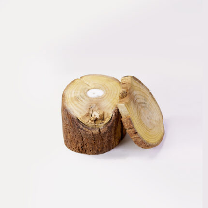Natural Wooden Candle Holder – A Warm Touch of Nature for Elegant Spaces