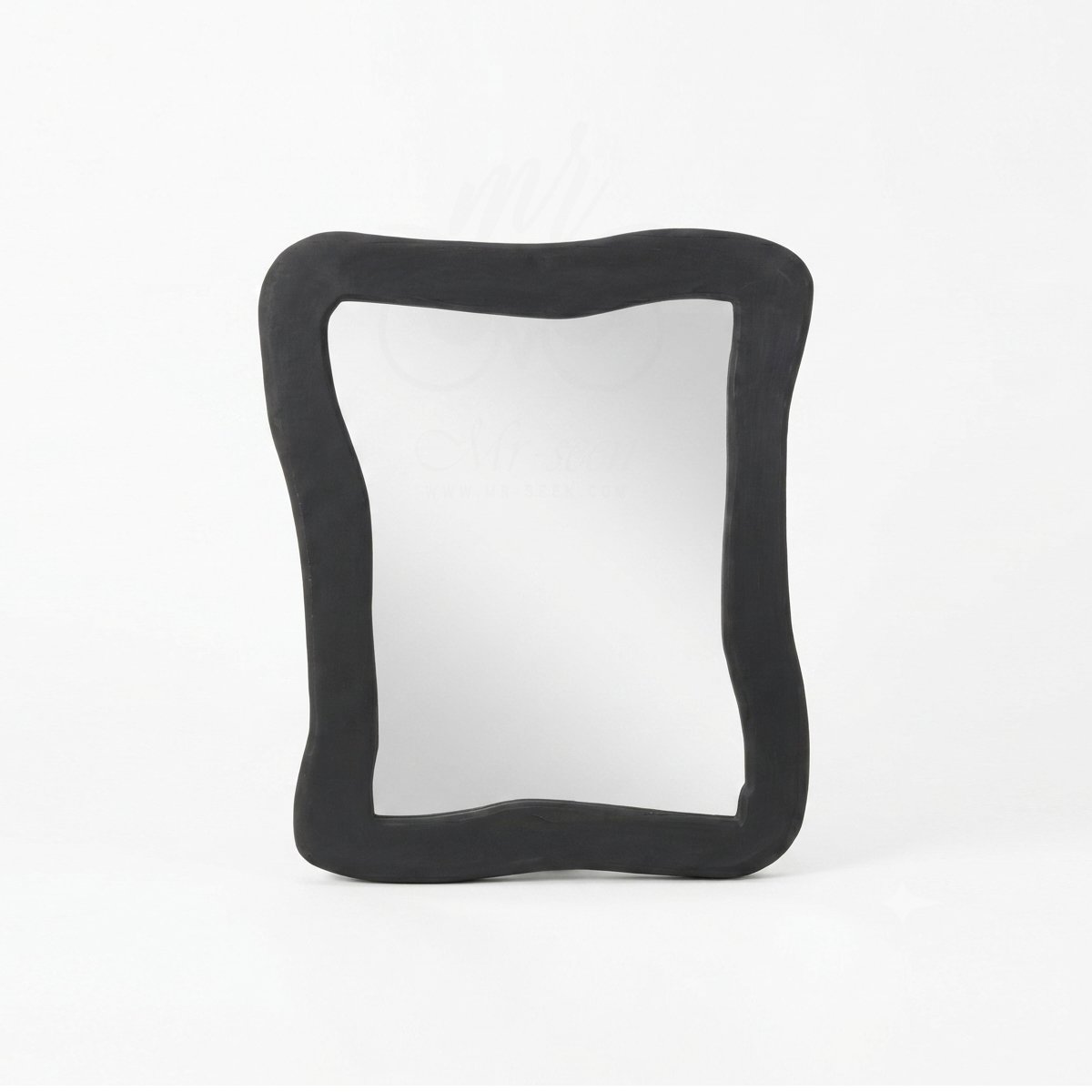 Handmade-Decorative-Black-Wall-Mirror-with-Modern-Wavy-Design1