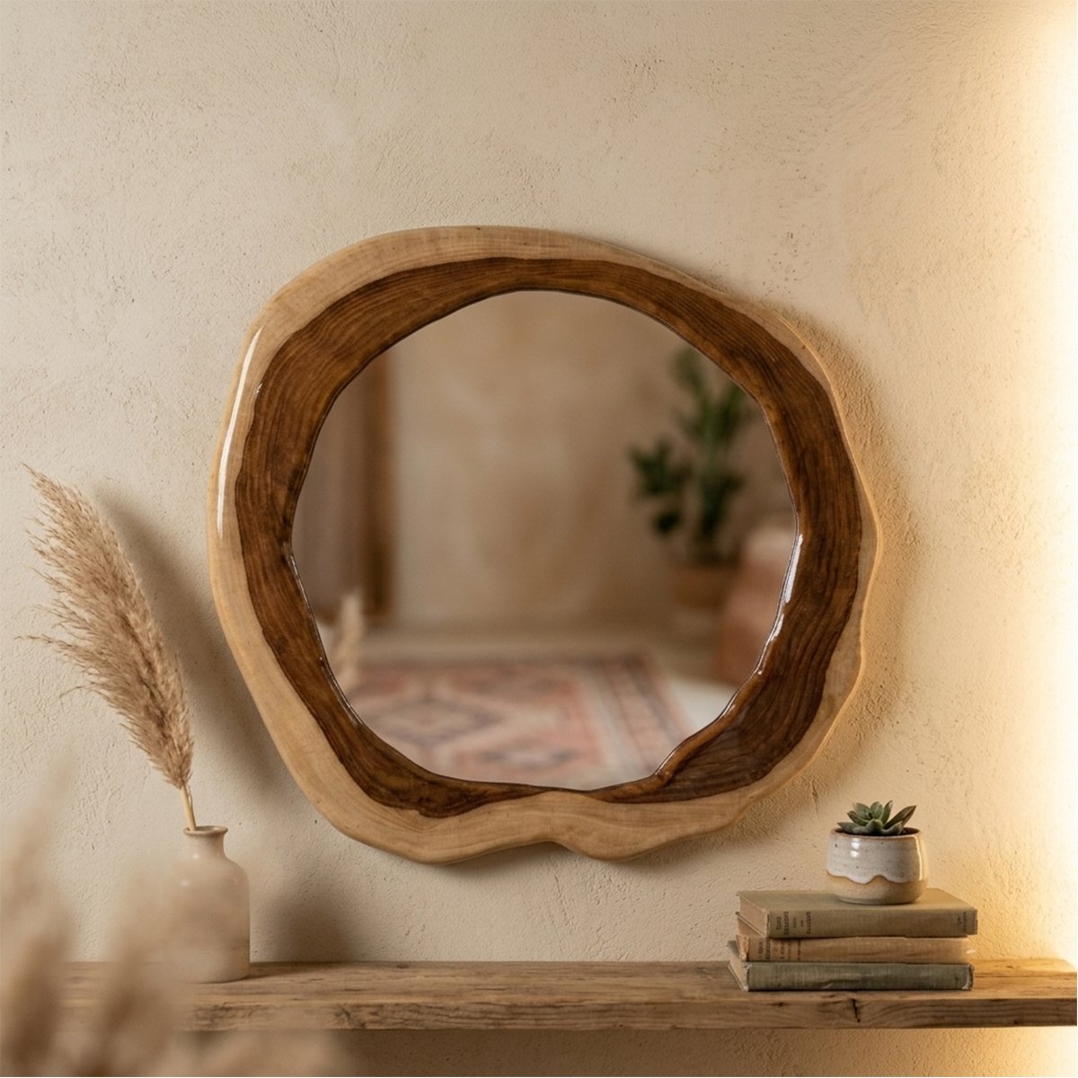 Handmade-Organic-Natural-Wood-Live-Edge-Round-Wall-Mirror2