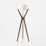 Modern Tripod Wooden Floor Lamp