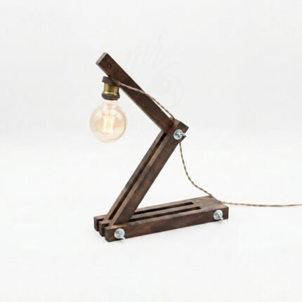Handmade Modern Wooden Desk Lamp