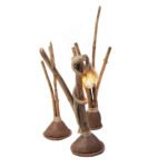 Natural Wood Rustic Table Lamp