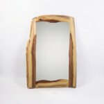 Decorative Wall Mirror in Sissoo Wood - One Piece