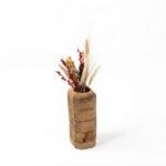 Elegant Handmade Oak Wood Vase