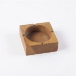 Handcrafted Wooden Square Ashtray