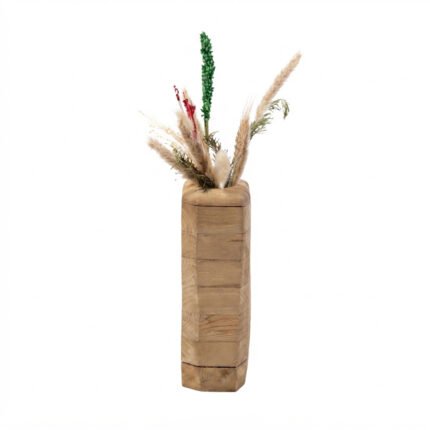Handmade Boho Wooden Flower Vase
