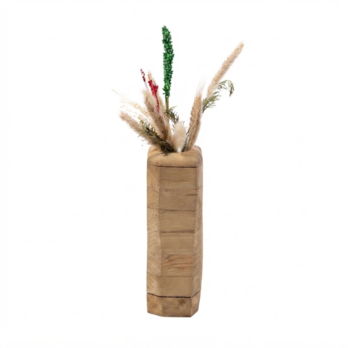 Handmade-Boho-Wooden-Flower-Vase2