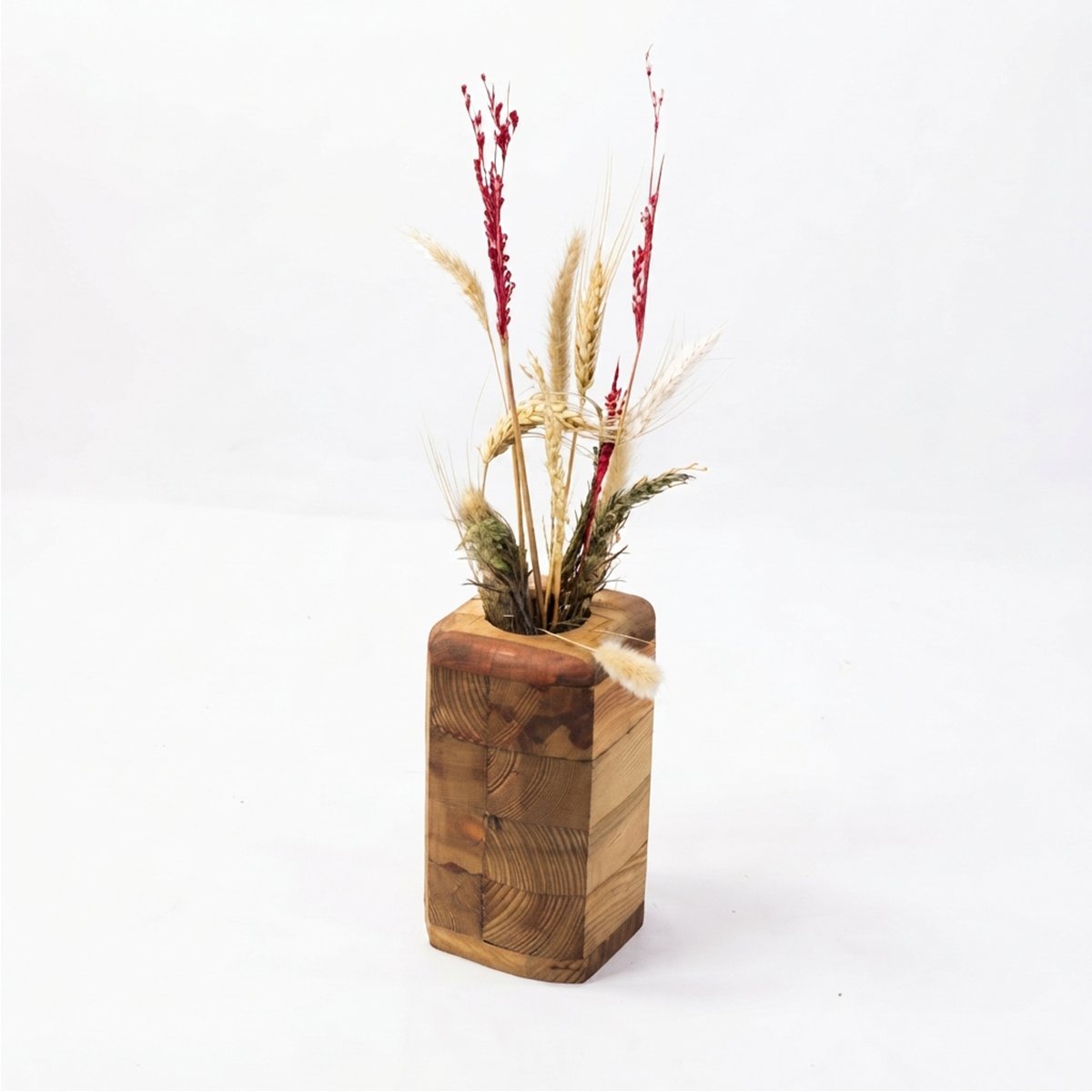Handmade-Oak-Wood-Decor-Vase2