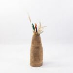 Handmade Round Wooden Vase