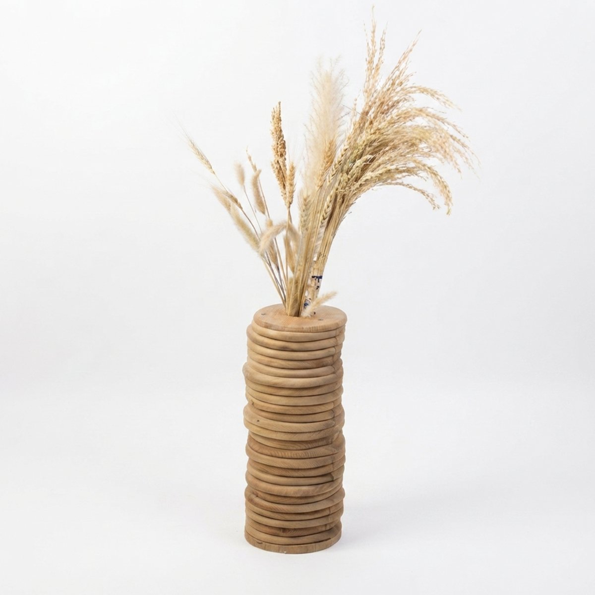 Modern-Wooden-Stacked-Vase1