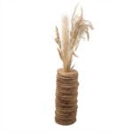 Modern Wooden Stacked Vase