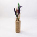 Natural Oak Wood Handmade Vase