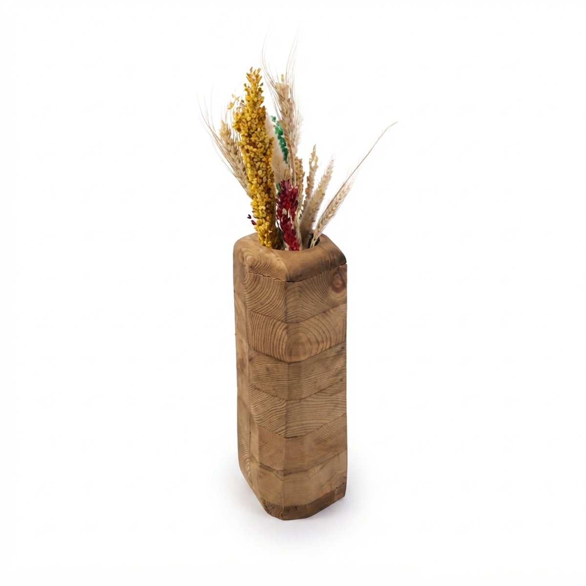Natural-Recycled-Oak-Wood-Vase
